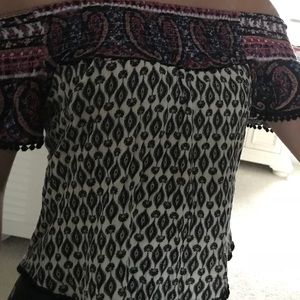 PacSun off the shoulder shirt